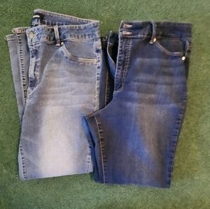 2 pair of jeans